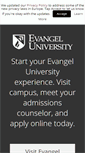 Mobile Screenshot of evangel.edu