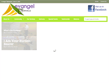 Tablet Screenshot of evangel.org.ph